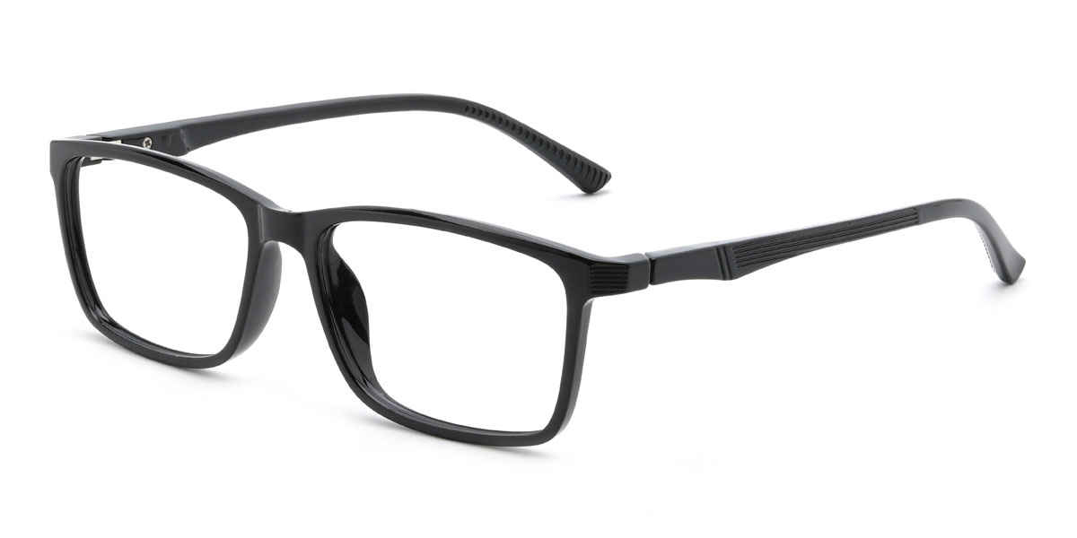 Black Munashe Glasses - Rectangle Glasses