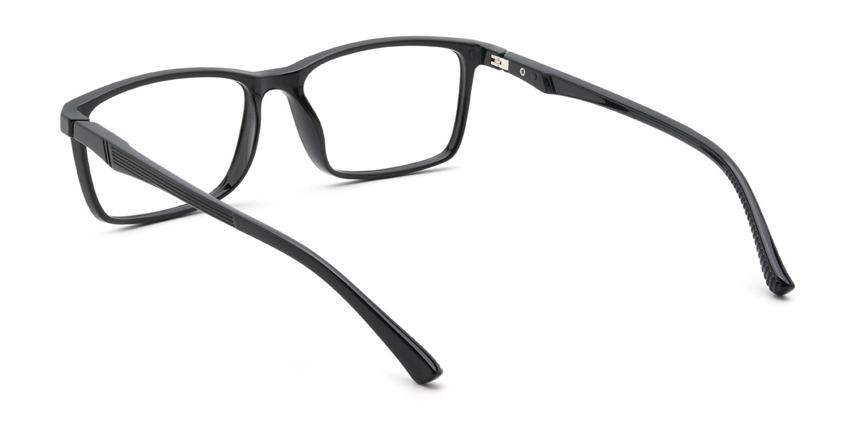 Black Munashe Glasses - Rectangle Glasses