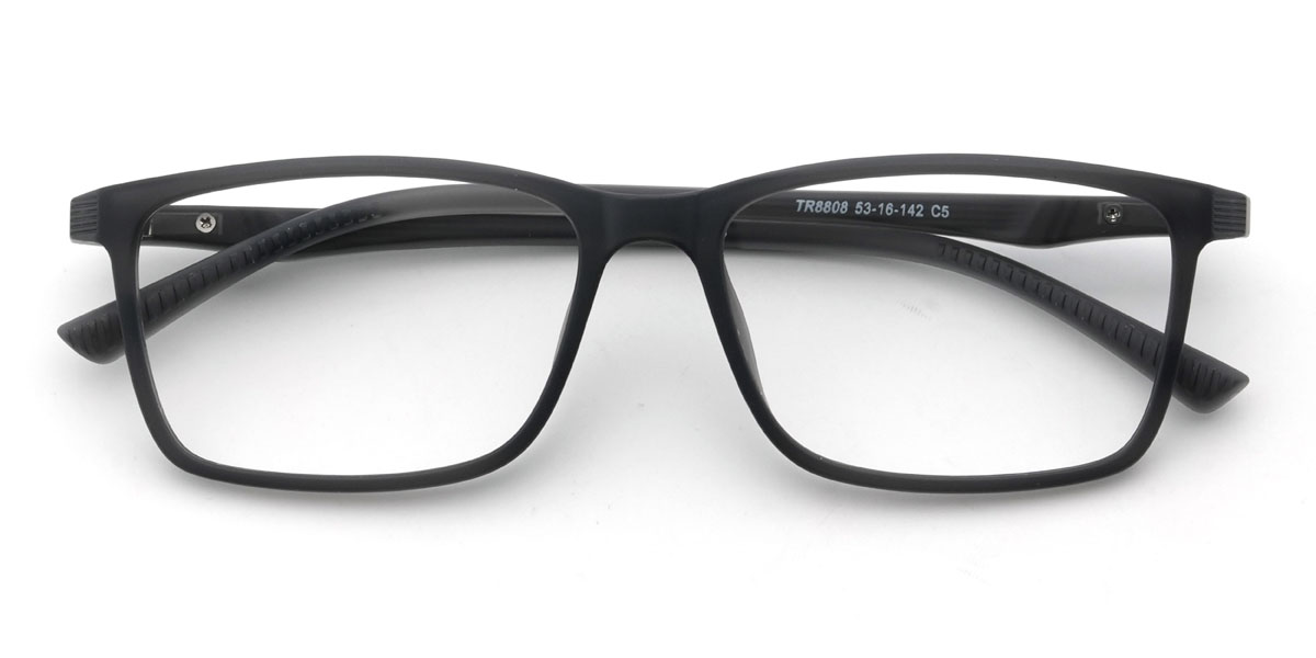 Grey Munashe Glasses - Rectangle Glasses