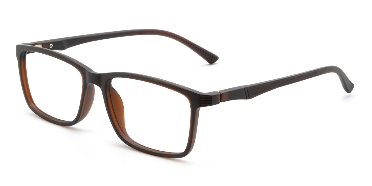 Brown Munashe Glasses - Rectangle Glasses