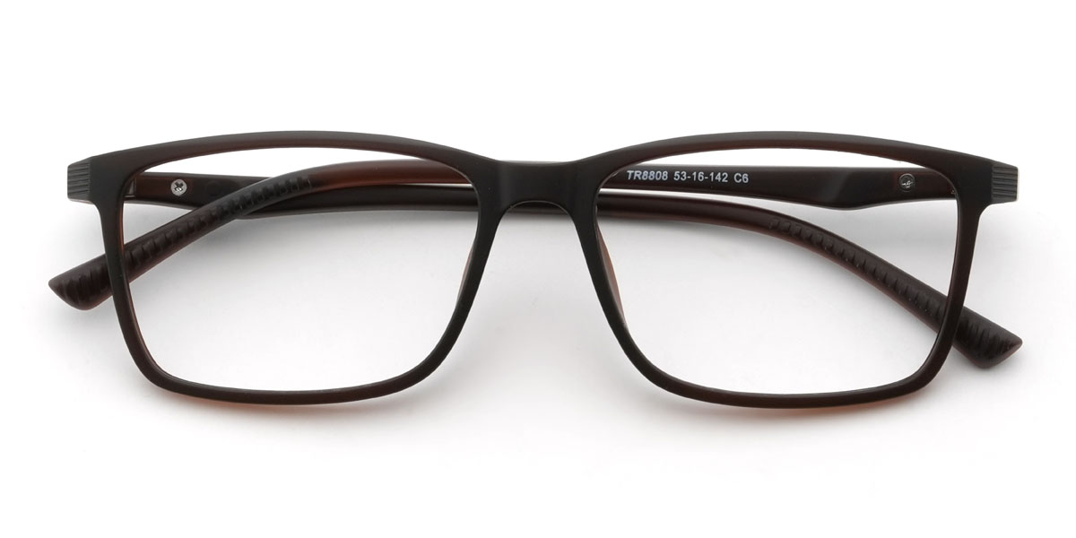 Brown Munashe Glasses - Rectangle Glasses