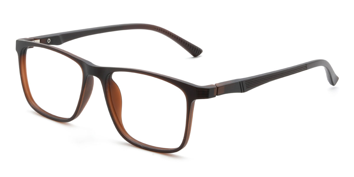 Marron Breece Lunettes - Rectangle Glasses