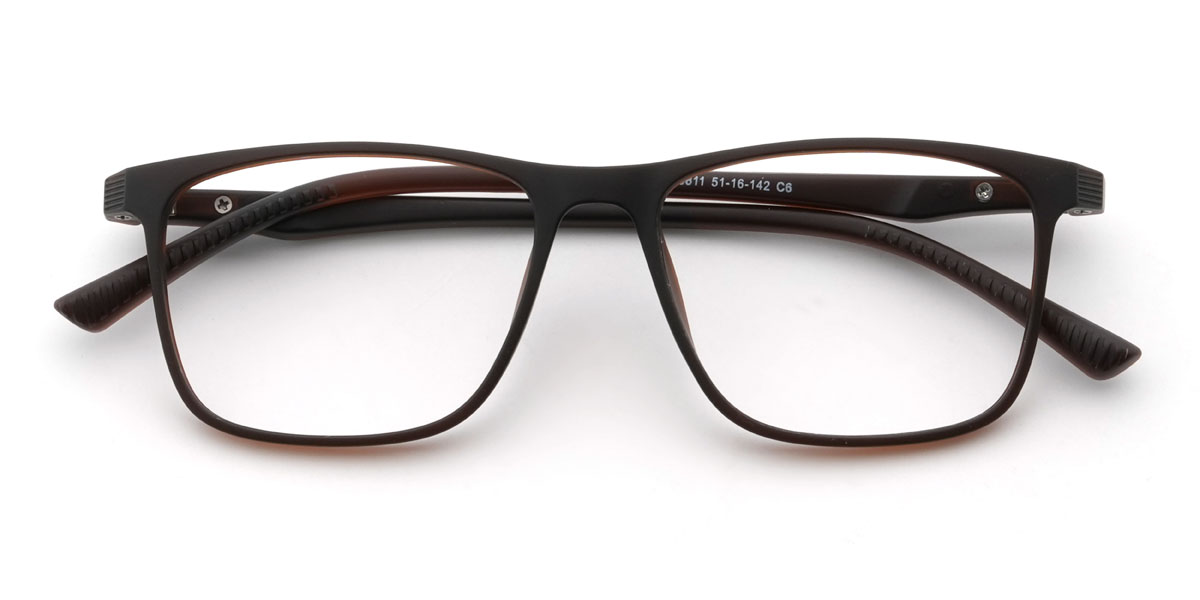 Marron Breece Lunettes - Rectangle Glasses