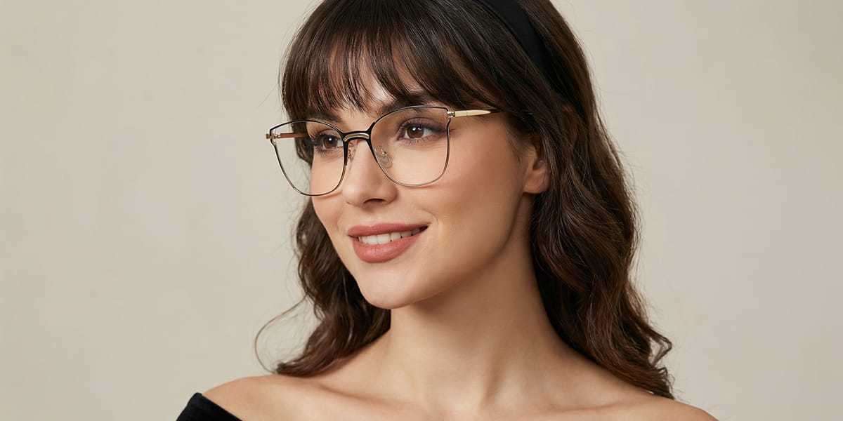 Schwarz Braun Frode Brille - Square Glasses