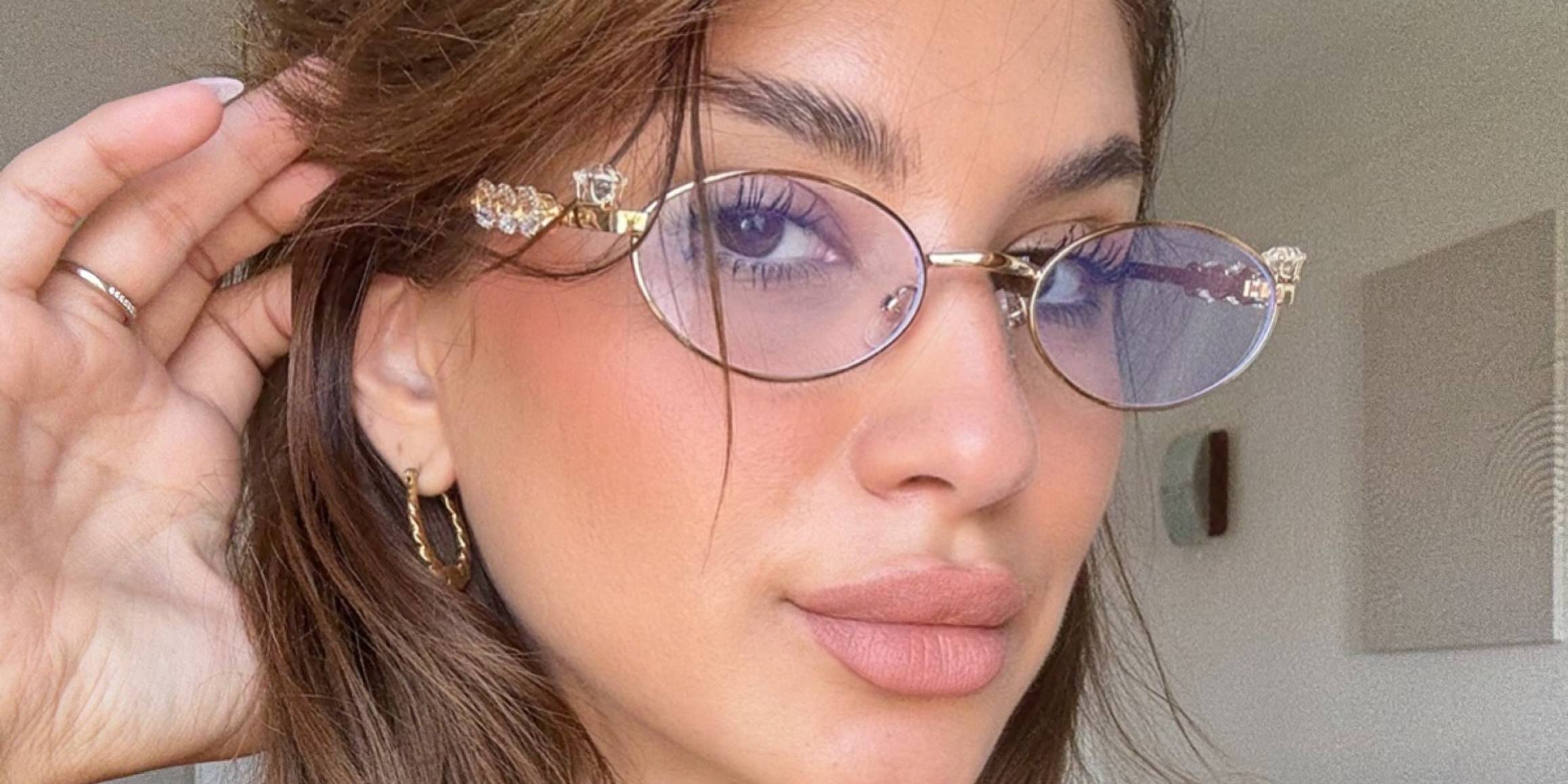 Gold Aliana Glasses - Oval Glasses