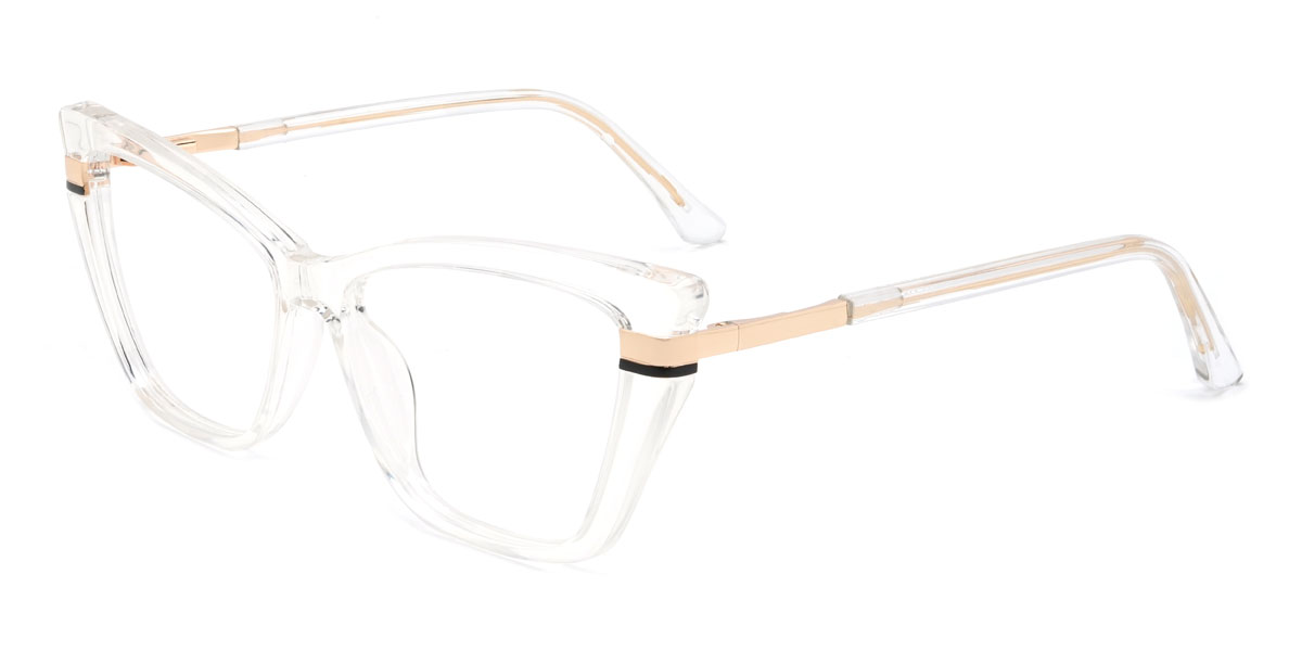 Clear Lamonte Glasses - Cat Eye Glasses