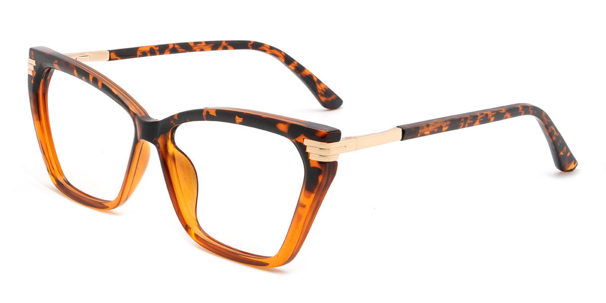 Orange Tortoiseshell Sevastian Glasses - Cat Eye Glasses
