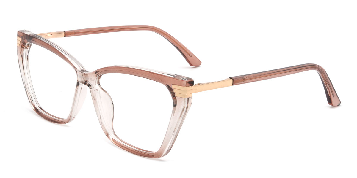 Gradient Tawny Sevastian Glasses - Cat Eye Glasses