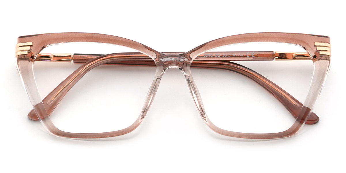 Gradient Tawny Sevastian Glasses - Cat Eye Glasses