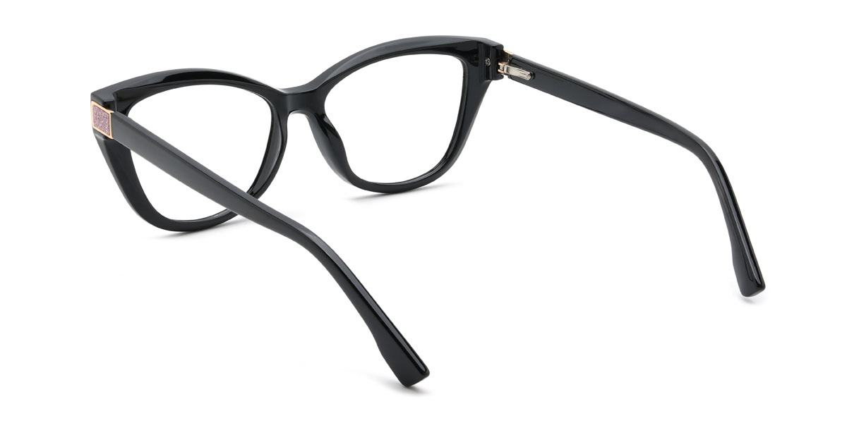 Black Venture Glasses - Cat Eye Glasses