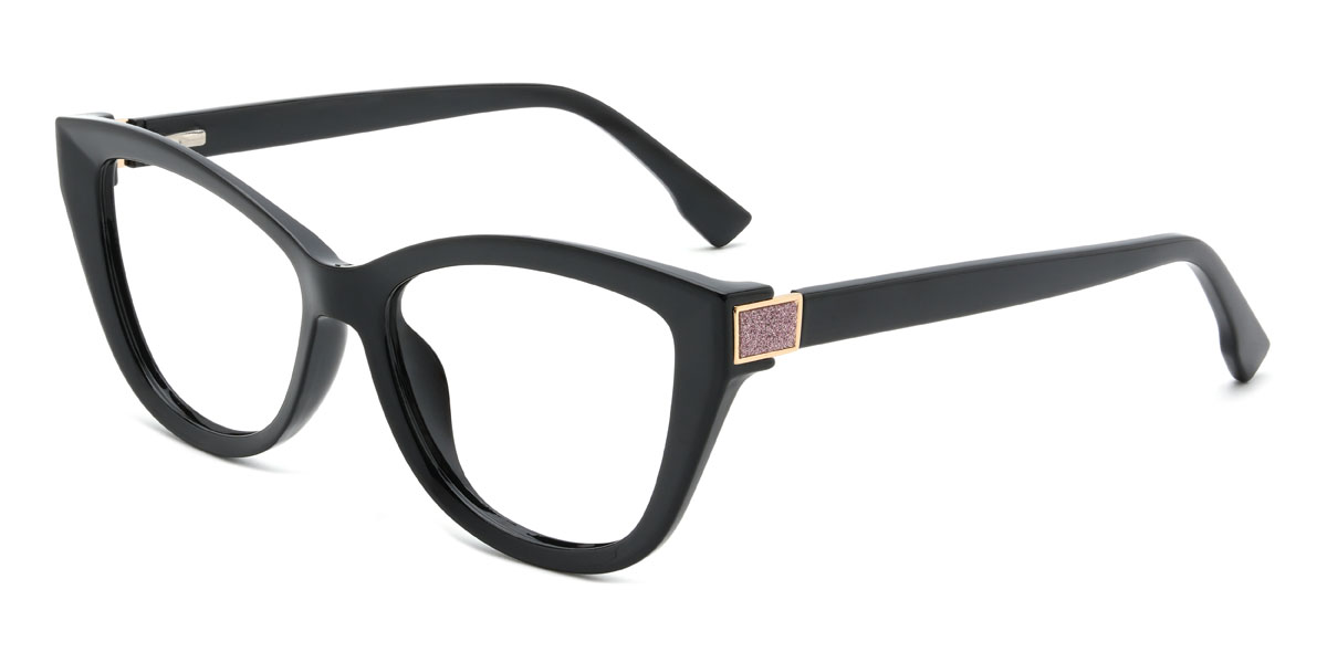 Black Venture Glasses - Cat Eye Glasses