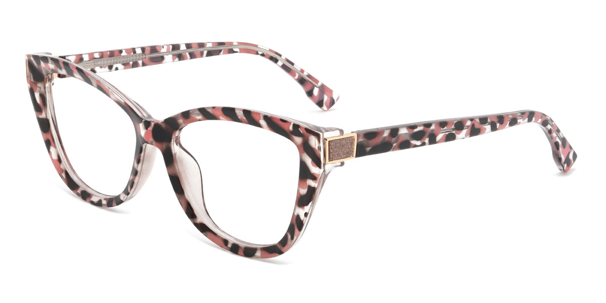 Pink Tortoiseshell Venture Glasses - Cat Eye Glasses