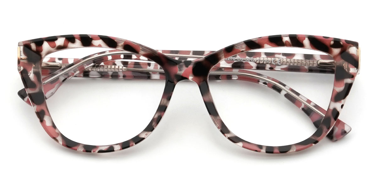 Pink Tortoiseshell Venture Glasses - Cat Eye Glasses