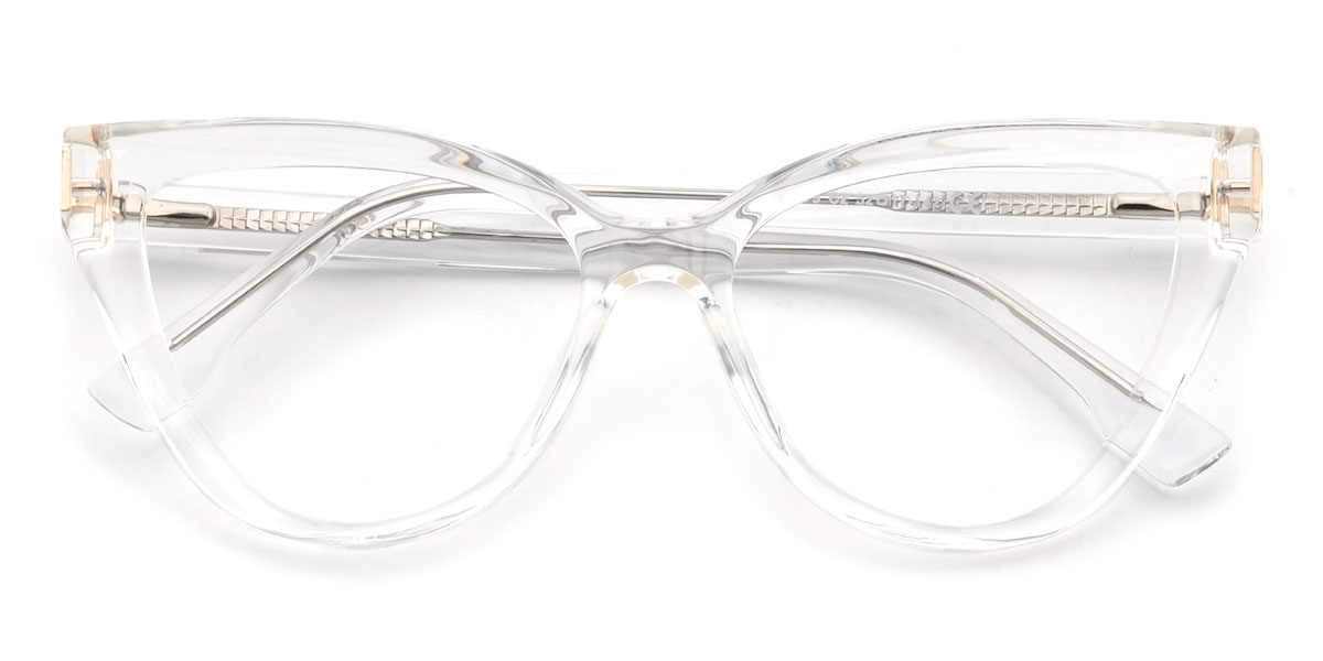 Clear Britney Glasses - Cat Eye Glasses