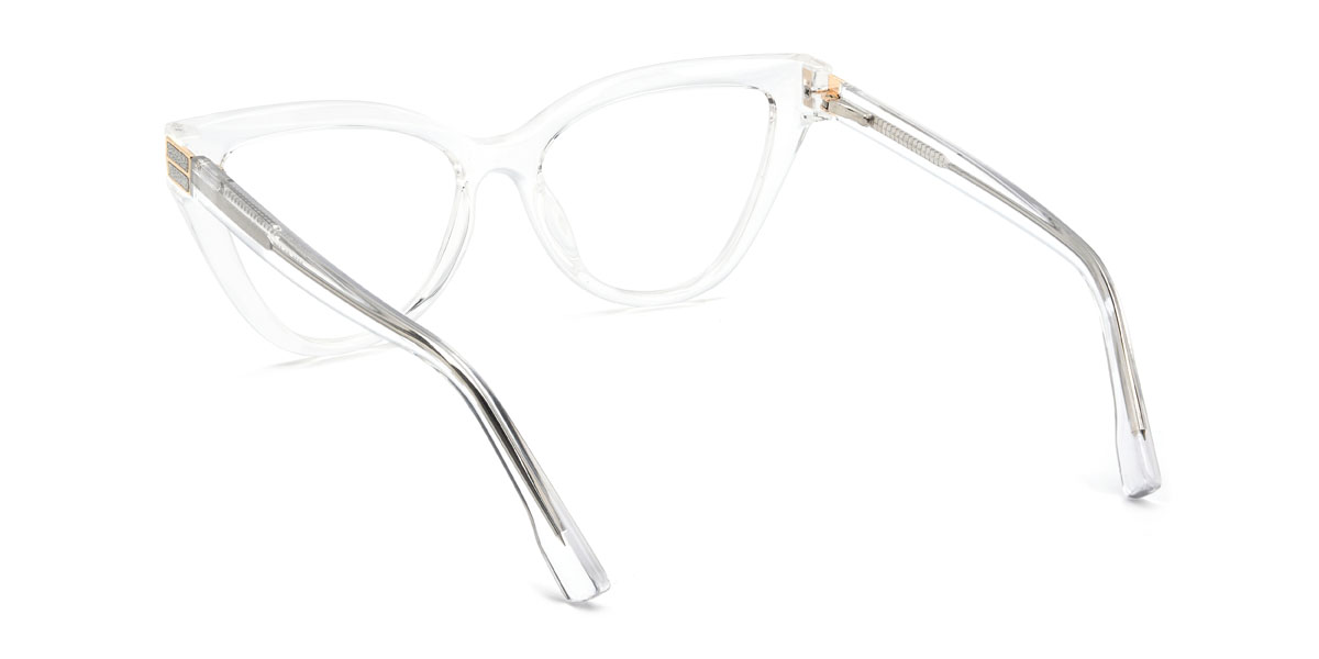Clear Britney Glasses - Cat Eye Glasses