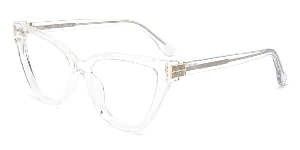 Clear Britney Glasses - Cat Eye Glasses
