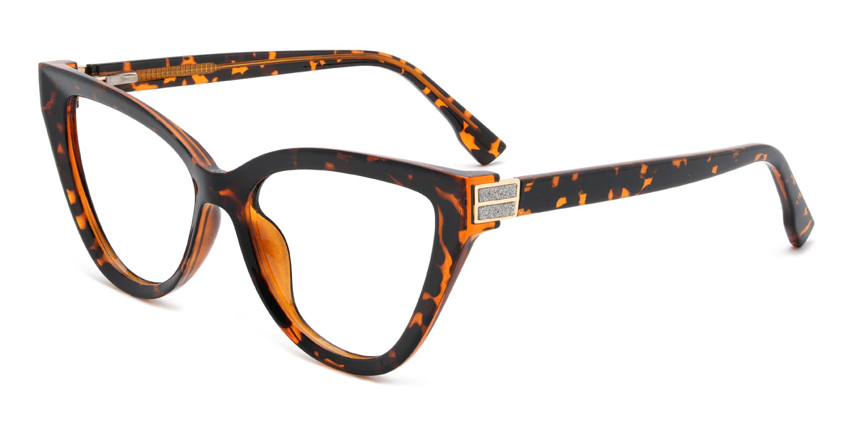 Tortoiseshell Britney Glasses - Cat Eye Glasses