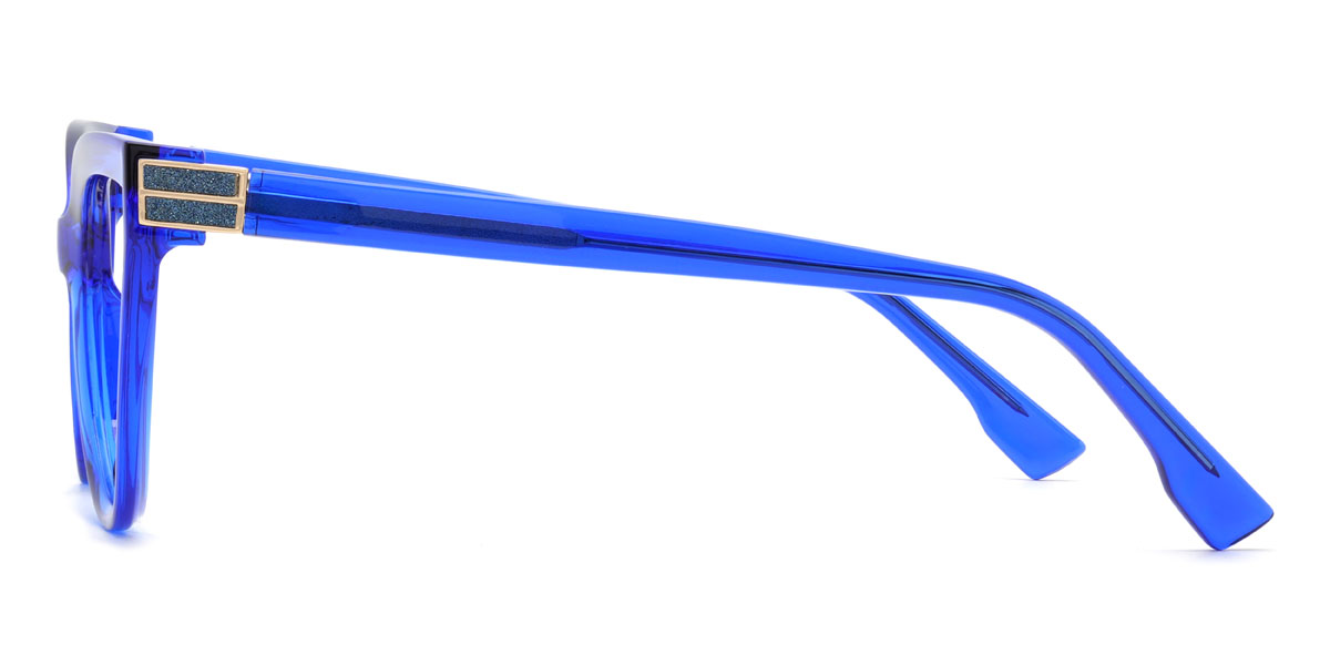 Blue Britney Glasses - Cat Eye Glasses