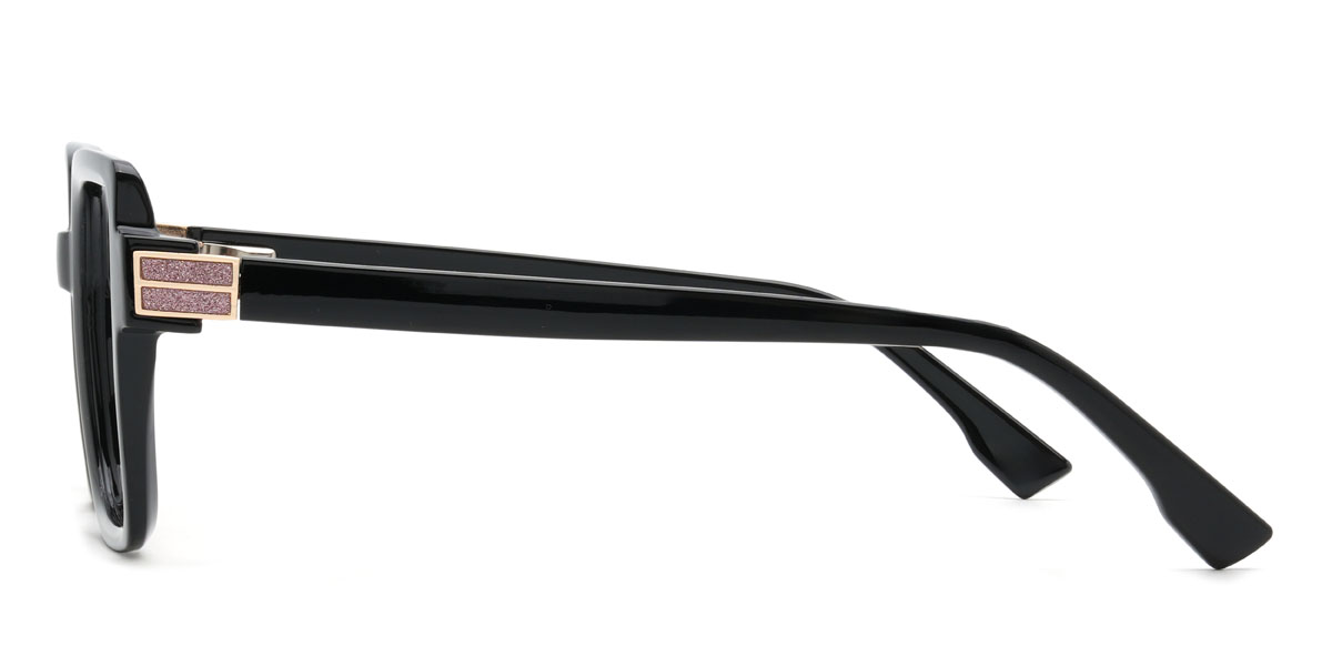 Black Carrero Glasses - Rectangle Glasses