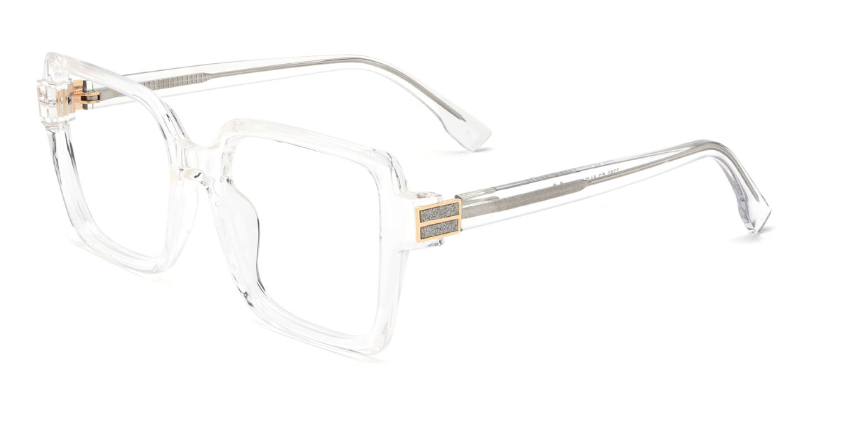 Clear Carrero Glasses - Rectangle Glasses