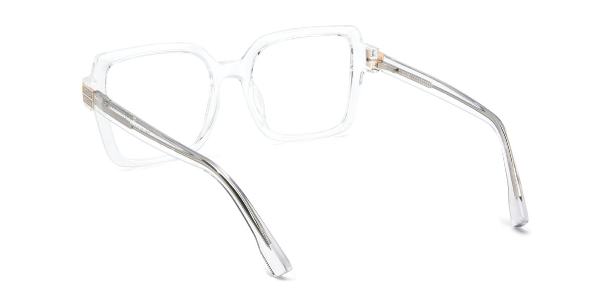 Clear Carrero Glasses - Rectangle Glasses