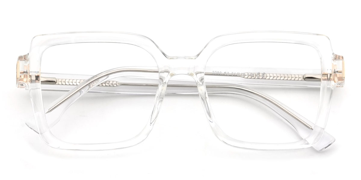 Clear Carrero Glasses - Rectangle Glasses