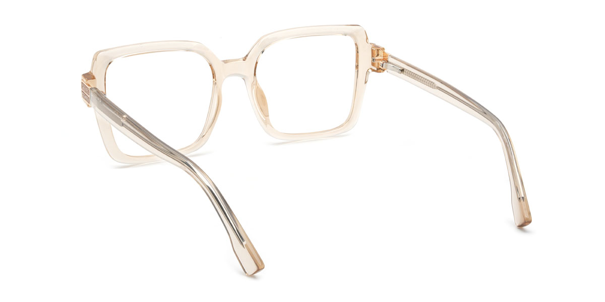 Champagne Carrero Glasses - Rectangle Glasses