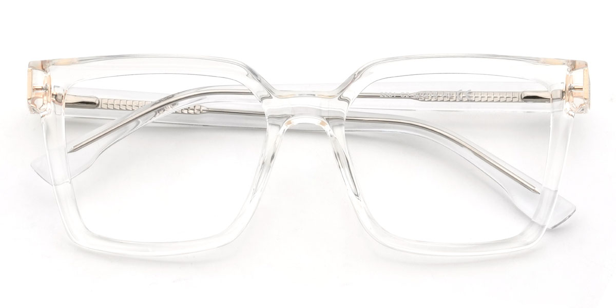 Clear Emilie Glasses - Rectangle Glasses