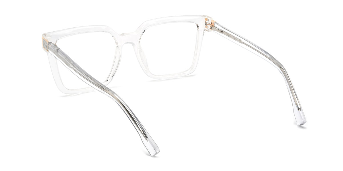 Clear Emilie Glasses - Rectangle Glasses