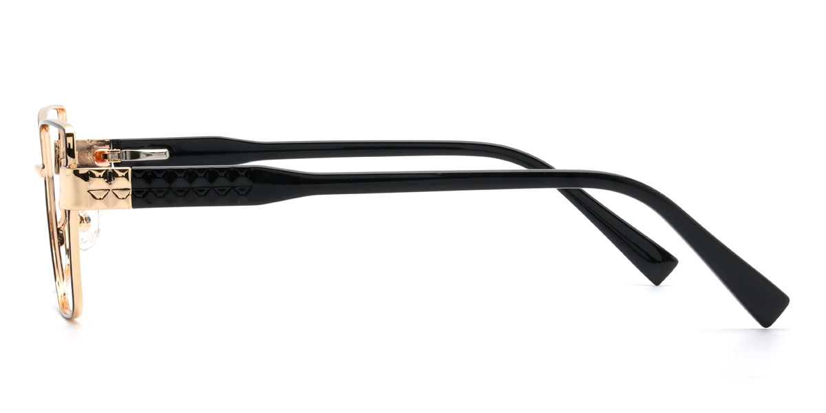 Black Gaines Glasses - Rectangle Glasses