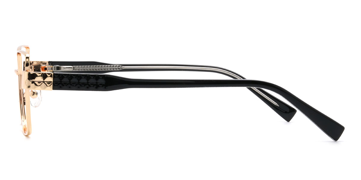 Gold Gaines Glasses - Rectangle Glasses