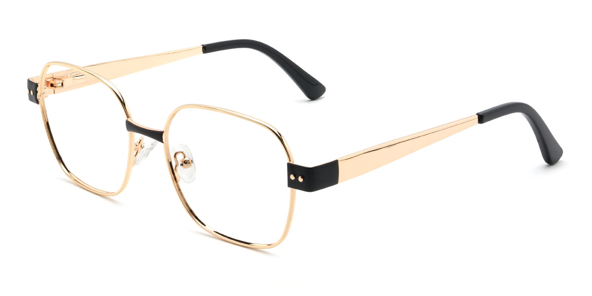 Or Noir Anastacio Lunettes - Rectangle Glasses