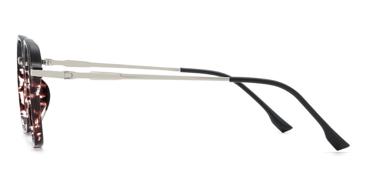 Black Tortoiseshell Branton Glasses - Square Glasses