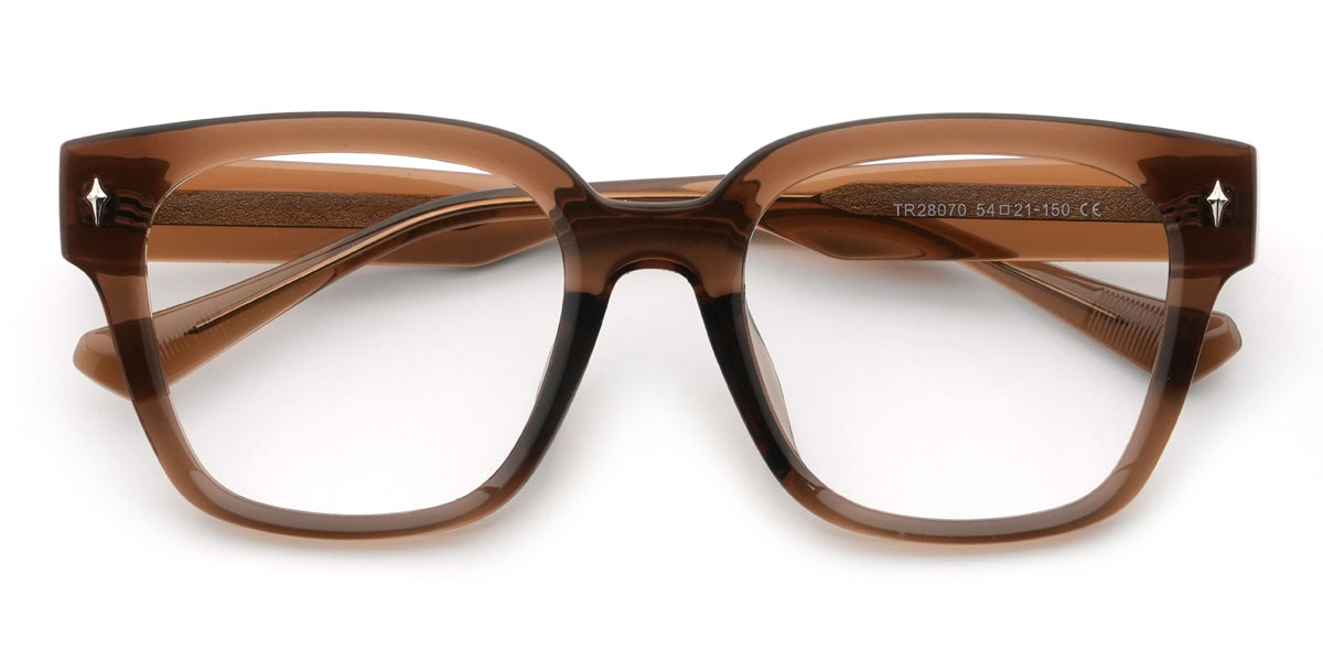 Brown Ademola Glasses - Square Glasses