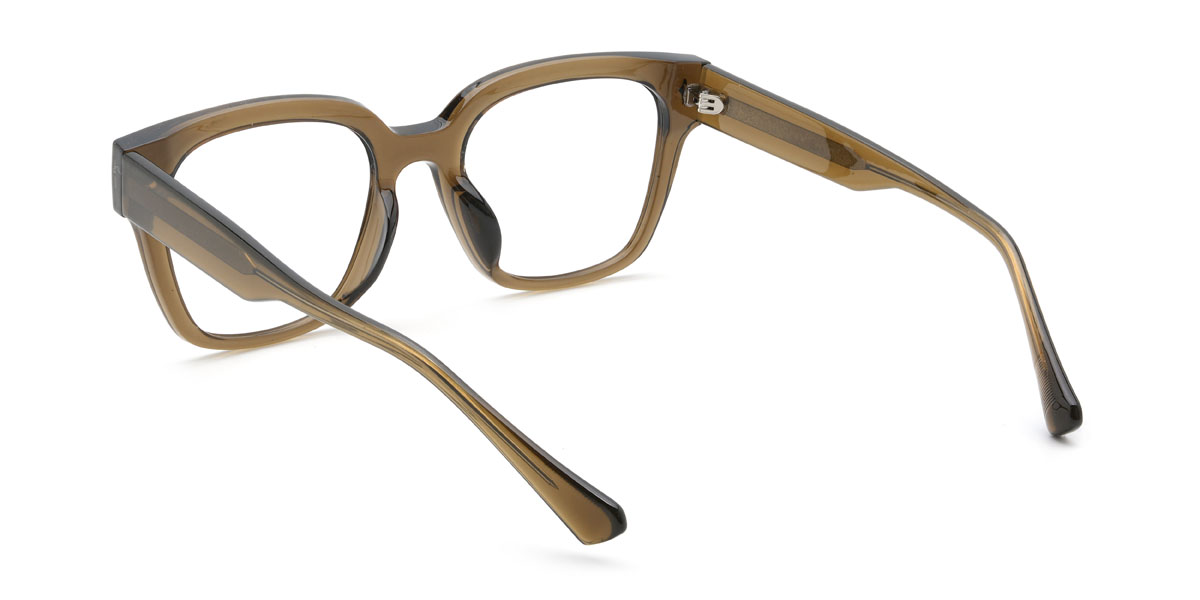 Olive green Ademola Glasses - Square Glasses