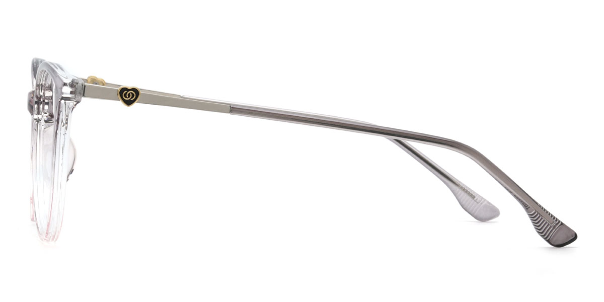 Gradient Grey Olina Glasses - Oval Glasses