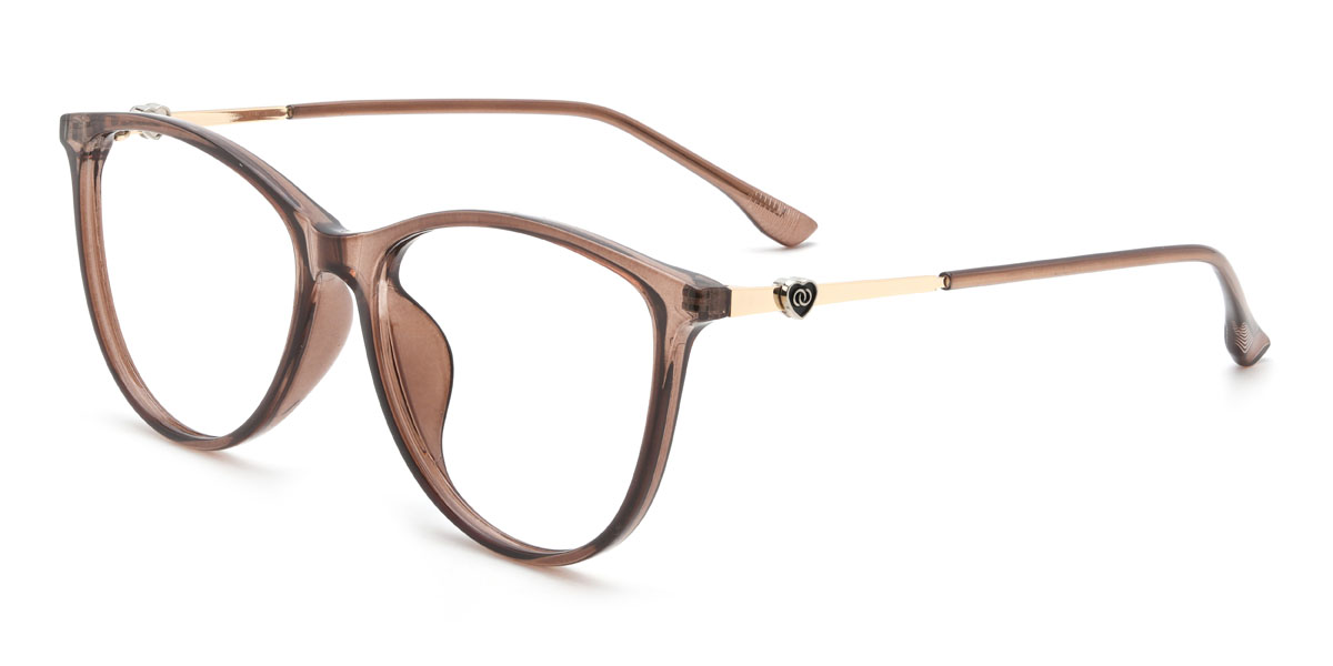 Brown Olina Glasses - Oval Glasses