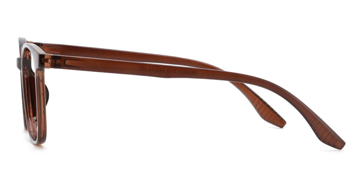 Brown Fayyad Glasses - Square Glasses