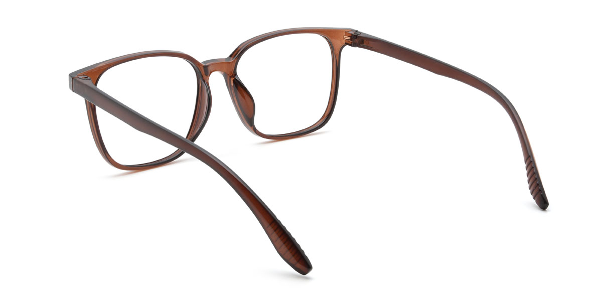 Brown Fayyad Glasses - Square Glasses