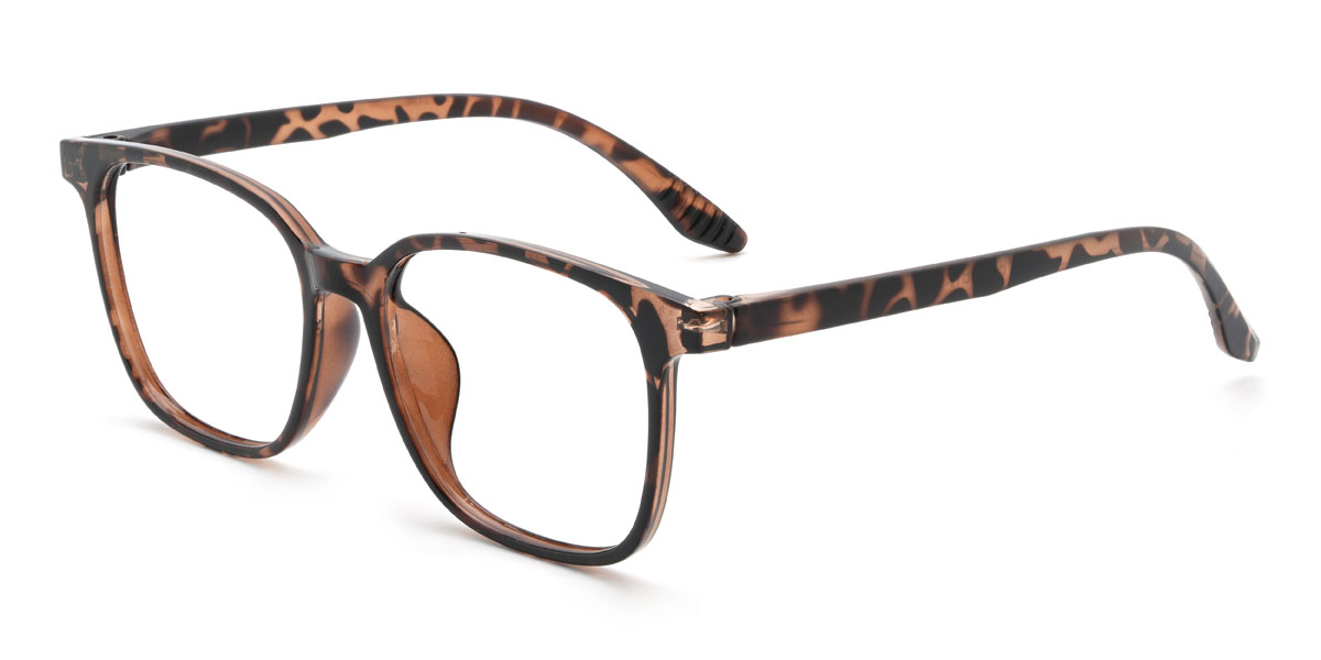 Tortoiseshell Fayyad Glasses - Square Glasses