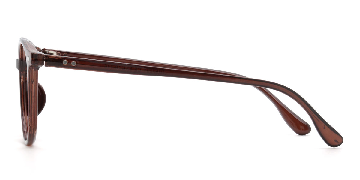 Brown Quintus Glasses - Oval Glasses