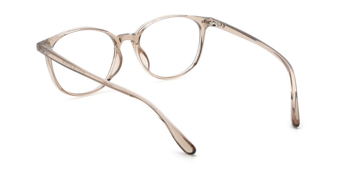 Clear Grey Quintus Glasses - Oval Glasses