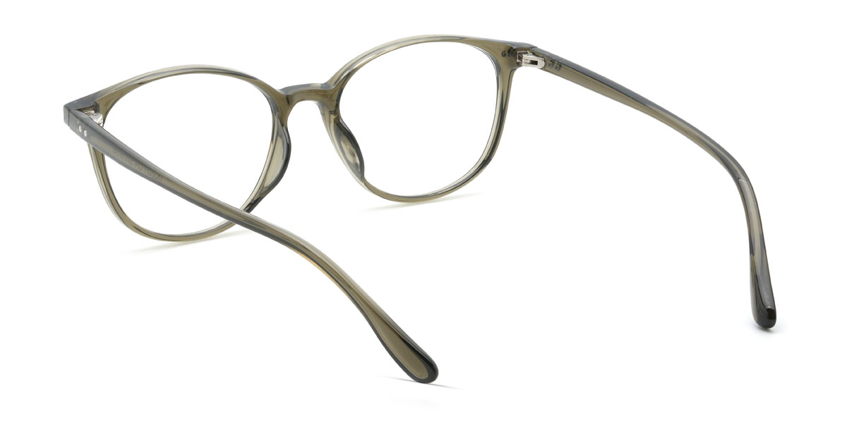 Olive green Quintus Glasses - Oval Glasses