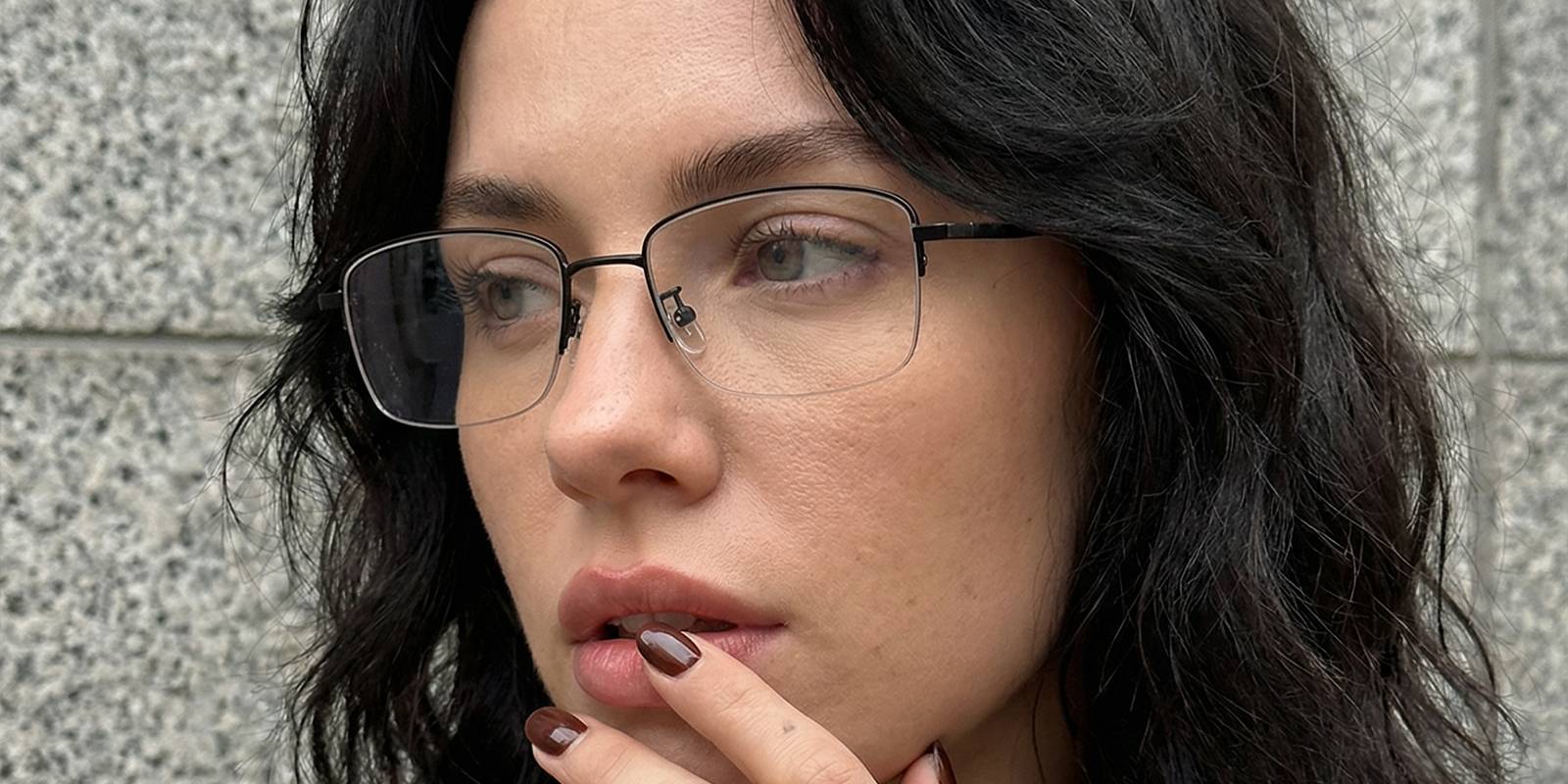 Black Conrad Glasses - Rectangle Glasses