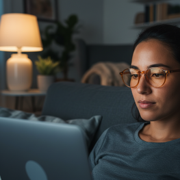 Should You Wear Blue Light Blocking Glasses All Day?
