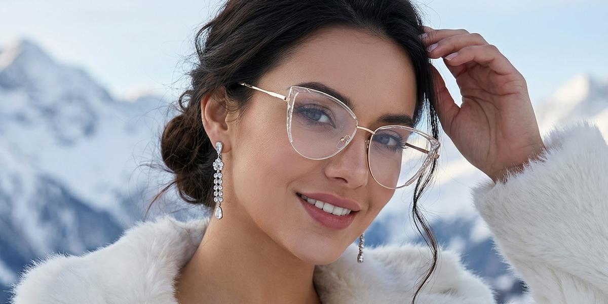 Clear Lethe Glasses - Cat Eye Glasses