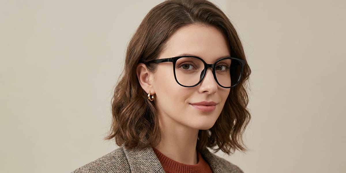 Black Marlin Glasses - Square Glasses