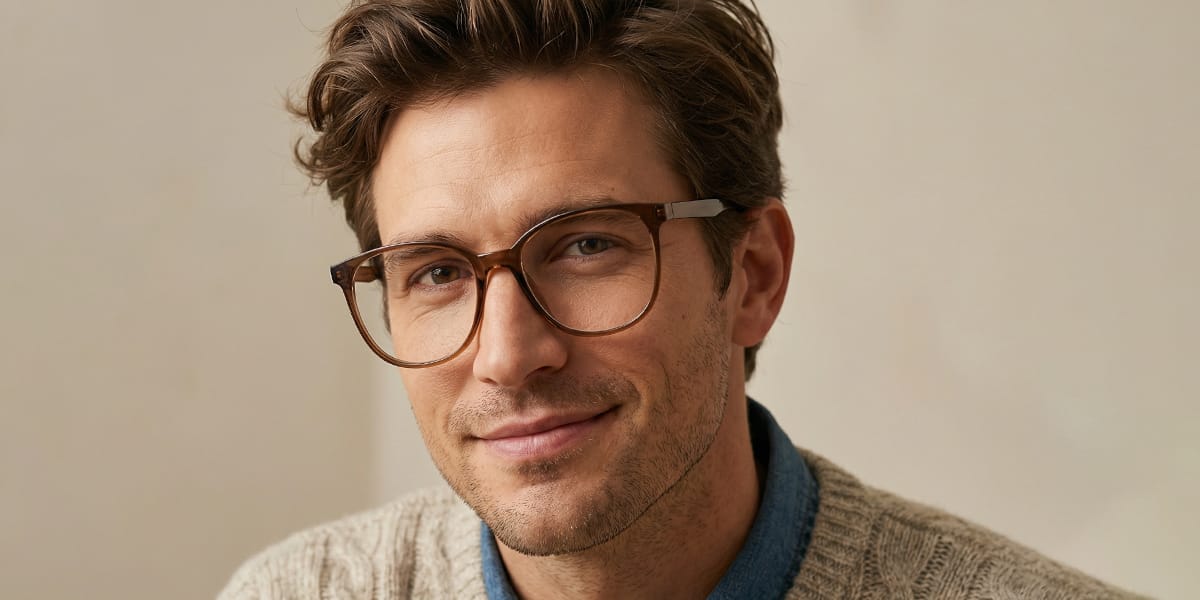 Brown Marlin Glasses - Square Glasses