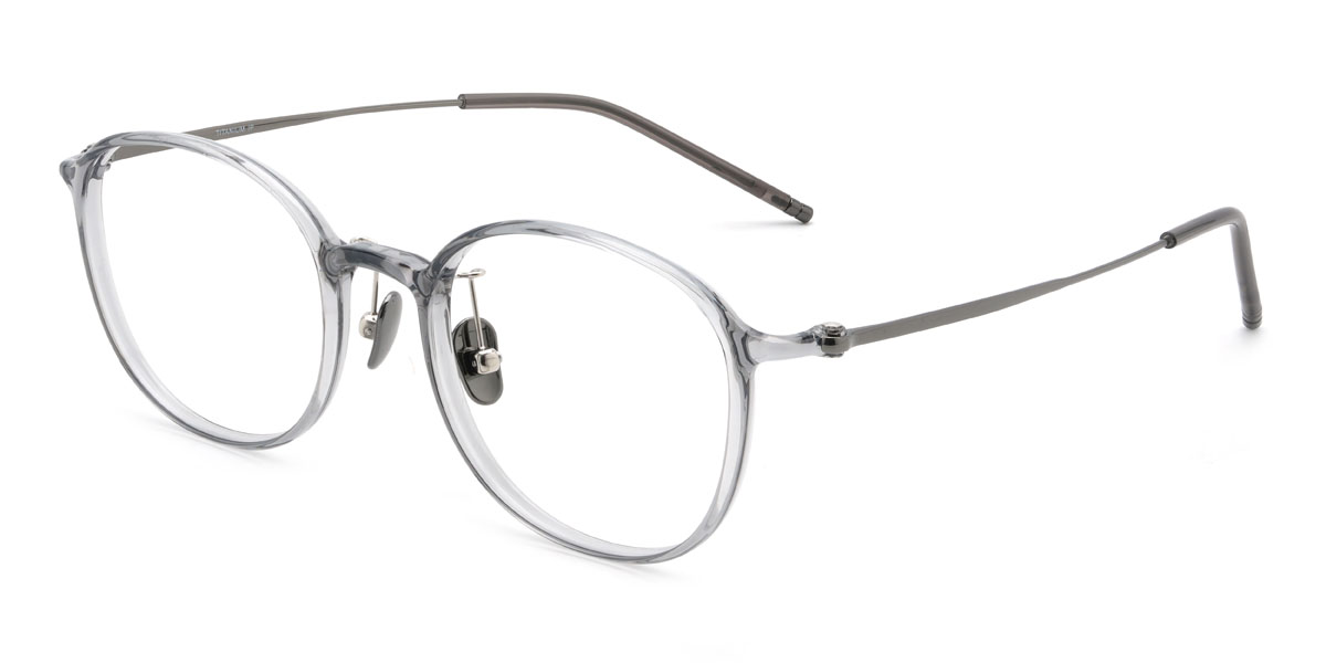 Grey Sriyan Glasses - Oval Glasses