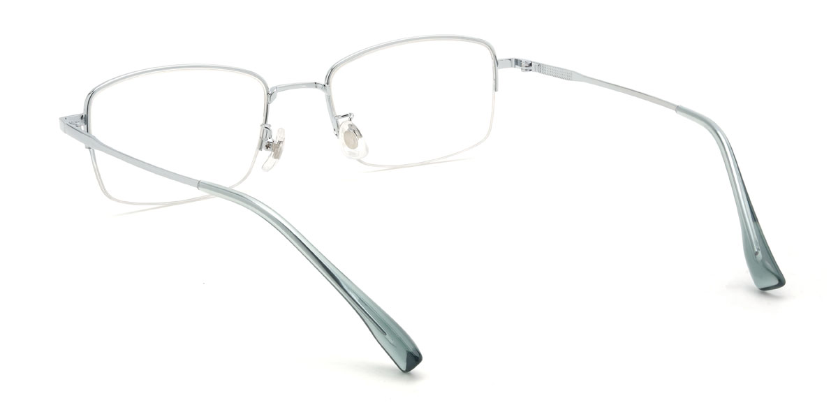 Silver Conrad Glasses - Rectangle Glasses